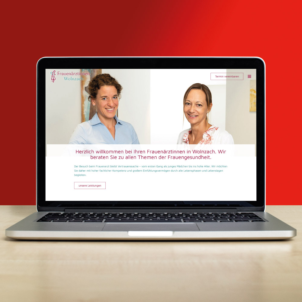 Website-Paket mit Logo für Arztpraxis Frauenärzte Wolnzach