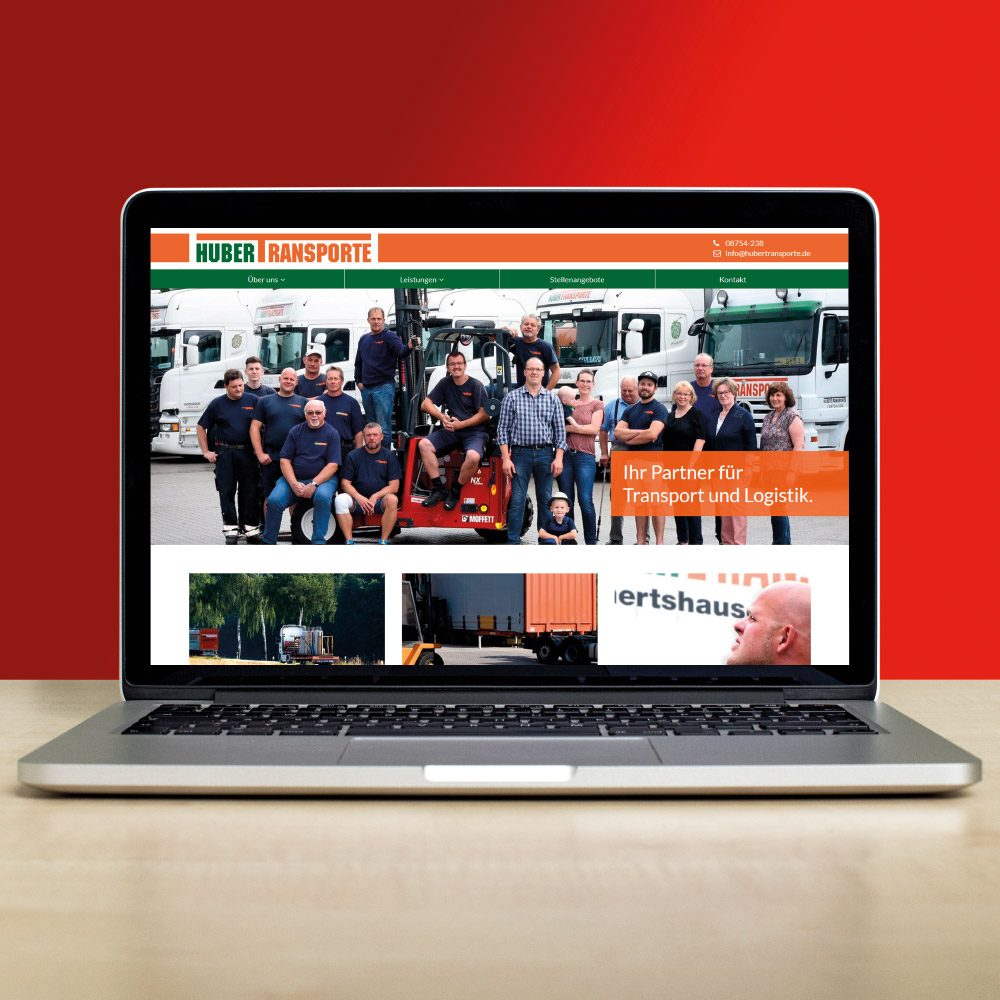 Homepage für Logistik-Unternehmen aus Pfeffenhausen