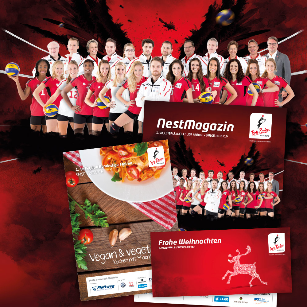Werbeagentur der Roten Raben Vilsbiburg, Volleyball Bundesliga